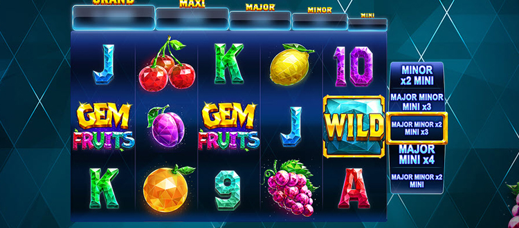 Play Gem Fruits at Slotastic
