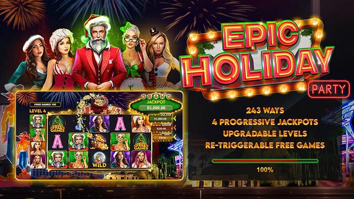 Play Epic Holiday Party at Slotastic