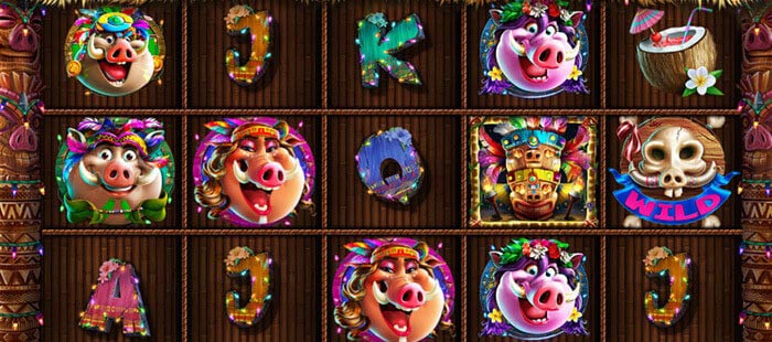 Play Wild Hog Luau Slot at Slotastic