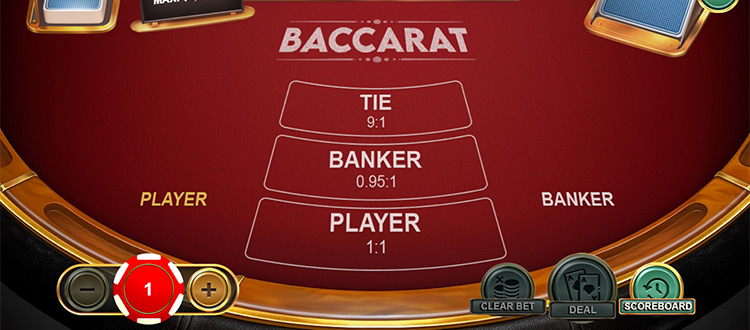 Play Online Baccarat at Slotastic