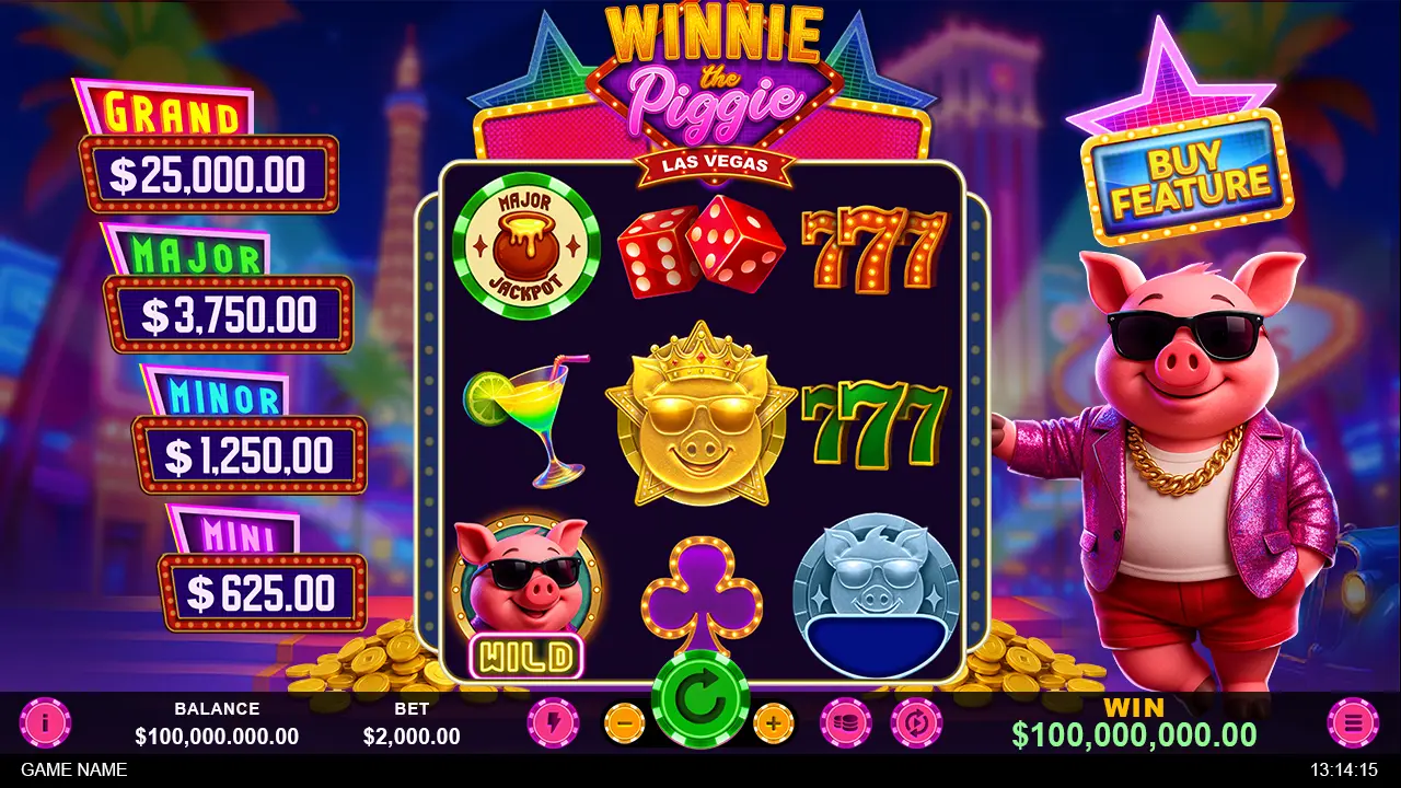 Winnie the Piggie: Las Vegas Slot Winnie the Piggie: Las Vegas Slot